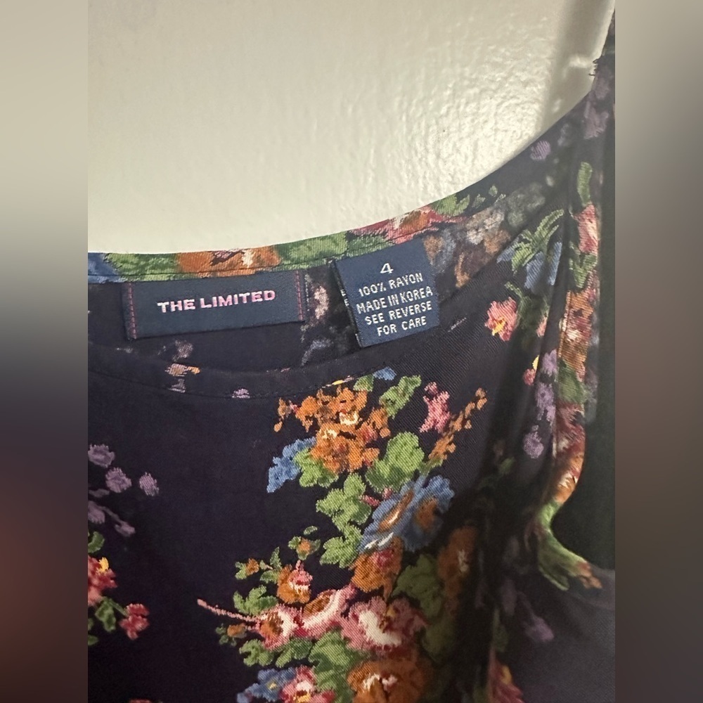 Vintage The Limited floral dress with pockets - Picture 4 of 4